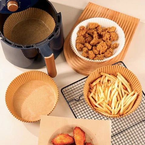 Kit Forro Antiaderente para AirFryer 20cm - Reutilizável e Lavável