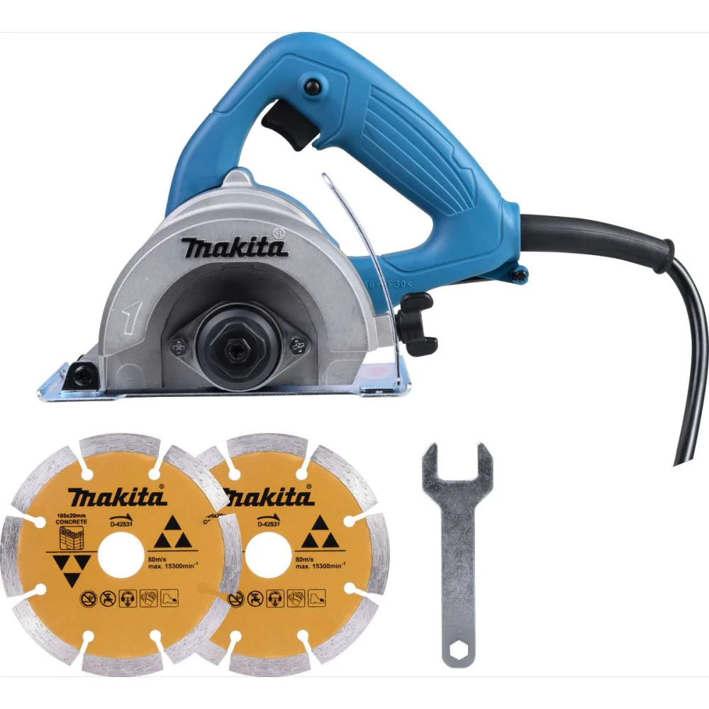 Serra Mármore 4100NH3ZX2 com 2 Discos 110mm 1300W - Makita